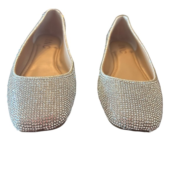 I.N.C. International Concepts Crystal Rhinestone Sparkly Flats Slip On NEW 5.5 - Picture 3 of 10